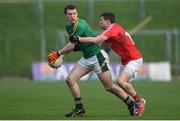 22 January 2017; David McQuillan of Meath in action against Conal McKeever of Louth during the Bord na Mona O'Byrne Cup semi-final match between Meath and Louth at Páirc Táilteann in Navan, Co. Meath. Photo by David Fitzgerald/Sportsfile