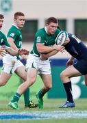 18 June 2011; Andrew Conway, Ireland, tries to break through the Scotland defence. IRB Junior World Championship, Pool C, Ireland v Scotland, Stadio Mario Battaglini, Rovigo, Italy. Picture credit: Roberto Bregani / SPORTSFILE