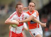 19 June 2011; Joe Diver, Derry, in action against Malachy Mackin, Armagh. Ulster GAA Football Senior Championship Semi-Final, Derry v Armagh, St Tiernach's Park, Clones, Co. Monaghan. Picture credit: Stephen McCarthy / SPORTSFILE
