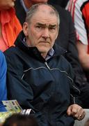 19 June 2011; Tyrone manager Mickey Harte watches on during the game. Ulster GAA Football Senior Championship Semi-Final, Derry v Armagh, St Tiernach's Park, Clones, Co. Monaghan. Picture credit: Stephen McCarthy / SPORTSFILE