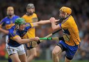 19 June 2011; Cian Dillon, Clare, in action against Noel McGrath, Tipperary. Munster GAA Hurling Senior Championship Semi-Final, Clare v Tipperary, Gaelic Grounds, Limerick. Picture credit: David Maher / SPORTSFILE