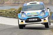 19 June 2011; Alastair Fisher and Rory Kennedy in their Ford Fiesta Super 2000, in action during the Topaz Donegal International Rally, Day 3, Donegal. Picture credit: Philip Fitzpatrick / SPORTSFILE