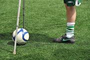 18 June 2010; A general view of amputee football during Ireland's first amputee football club training session. Mountview Communinty Sports Centre, Clonsilla, Co. Dublin. Picture credit: Brendan Moran / SPORTSFILE