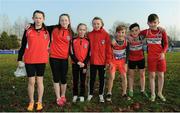 22 January 2017; The Lifford Strabane A.C. team ahead of competing in the Irish Life Health Intermediate & Juvenile Inter Club Relay at Palace Grounds in Tuam, Co.Galway.  Photo by Sam Barnes/Sportsfile
