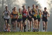 22 January 2017;  A general view of the leading pack in the intermediate men's race during the Irish Life Health Intermediate & Juvenile Inter Club Relay at Palace Grounds in Tuam, Co.Galway.  Photo by Sam Barnes/Sportsfile