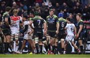 22 January 2017; Jack Carty and his Connacht team-mates after conceding a third try during the European Rugby Champions Cup Pool 2 Round 6 match between Toulouse and Connacht at Stade Ernest Wallon in Toulouse, France. Photo by Stephen McCarthy/Sportsfile