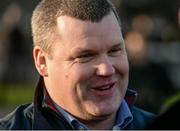 22 January 2017; Trainer Gordon Elliott after sending out A Toi Phil to win the Coral.ie Leopardstown Handicap Steeplechase during the Leopardstown Races at Leopardstown Racecourse in Dublin. Photo by Cody Glenn/Sportsfile