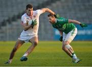 22 January 2017; Padraig McNulty of Tyrone in action against Cathal Beacom of Fermanagh during the Bank of Ireland Dr. McKenna Cup semi-final match between Tyrone and Fermanagh at St Tiernach's Park in Clones, Co. Monaghan. Photo by Oliver McVeigh/Sportsfile