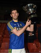 22 January 2017; Kerry captain Killian Young lifts the McGrath Cup after the McGrath Cup Final between Kerry and Limerick at the Gaelic Grounds in Limerick. Photo by Diarmuid Greene/Sportsfile