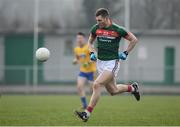 22 January 2017; Conor O’Shea of Mayo during the Connacht FBD League Section A Round 3 match between Roscommon and Mayo at St. Brigids GAA in Kiltoom, Co. Roscommon.  Photo by Ramsey Cardy/Sportsfile