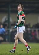 22 January 2017; Conor O’Shea of Mayo during the Connacht FBD League Section A Round 3 match between Roscommon and Mayo at St. Brigids GAA in Kiltoom, Co. Roscommon.  Photo by Ramsey Cardy/Sportsfile