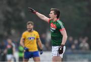 22 January 2017; Cillian O’Connor of Mayo during the Connacht FBD League Section A Round 3 match between Roscommon and Mayo at St. Brigids GAA in Kiltoom, Co. Roscommon.  Photo by Ramsey Cardy/Sportsfile