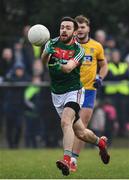 22 January 2017; Kevin McLoughlin of Mayo during the Connacht FBD League Section A Round 3 match between Roscommon and Mayo at St. Brigids GAA in Kiltoom, Co. Roscommon.  Photo by Ramsey Cardy/Sportsfile