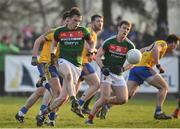 22 January 2017; Stephen Coen of Mayo during the Connacht FBD League Section A Round 3 match between Roscommon and Mayo at St. Brigids GAA in Kiltoom, Co. Roscommon.  Photo by Ramsey Cardy/Sportsfile