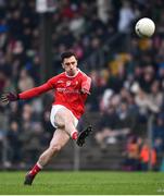 22 January 2017; James Stewart of Louth during the Bord na Mona O'Byrne Cup semi-final match between Meath and Louth at Páirc Táilteann in Navan, Co. Meath. Photo by David Fitzgerald/Sportsfile