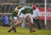 22 January 2017; Barry Nash of Limerick in action against Billy Lyons of Kerry during the Co-Op Superstores Munster Senior Hurling League Round 4 match between Limerick and Kerry at the Gaelic Grounds in Limerick. Photo by Diarmuid Greene/Sportsfile