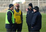 22 January 2017; Limerick manager John Kiely along with coach Paul Kinnerk and selectors Brian Geary and Jimmy Quilty after the Co-Op Superstores Munster Senior Hurling League Round 4 match between Limerick and Kerry at the Gaelic Grounds in Limerick. Photo by Diarmuid Greene/Sportsfile