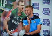 23 January 2017; Speaking at the 2017 Allianz Football League Launch in Croke Park is Jonny Cooper of Dublin. Kerry face Donegal in the opening round of the Allianz Leagues while All-Ireland champions Dublin will begin their Allianz league defence against Cavan, both on February 5th at 2pm. Visit www.allianz.ie for more. Photo by Brendan Moran/Sportsfile