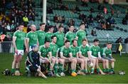 22 January 2017; The Limerick team before the Co-Op Superstores Munster Senior Hurling League Round 4 match between Limerick and Kerry at the Gaelic Grounds in Limerick. Photo by Diarmuid Greene/Sportsfile