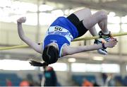 21 January 2017; Cara Wilkinson of Finn Valley A.C, Co. Donegal competing in the Girls U14 Pentathlon during the Irish Life Health National Indoor Combined Events Championships at AIT International Arena in Athlone, Co. Westmeath. Photo by Eóin Noonan/Sportsfile