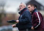 24 January 2017; GMIT manager Mike Ryan, left, and coach Mike Helebert during the Independent.ie HE Fitzgibbon Cup Group A Round 1 match between Mary Immaculate College Limerick and GMIT at the MICL Grounds in Limerick. Photo by Diarmuid Greene/Sportsfile