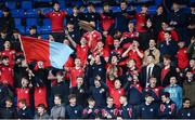 24 January 2017; Catholic University School supporters ahead of the Bank of Ireland Fr Godfrey Cup Semi-Final match between Wesley College and Catholic University School at Donnybrook Stadium in Donnybrook, Dublin. Photo by Eóin Noonan/Sportsfile