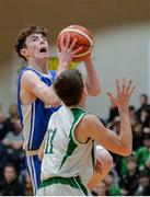 25 January 2017; Dara McNulty of St Josephs Bish Galway in action against Cormac O'Rourke of St Malachy's College during the Subway All-Ireland Schools U16A Boys Cup Final match between St Joes Bish and St Malachys College at the National Basketball Arena in Tallaght, Co Dublin. Photo by Eóin Noonan/Sportsfile