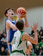 25 January 2017; Dara McNulty of St Josephs Bish Galway in action against Cormac O'Rourke of St Malachy's College during the Subway All-Ireland Schools U16A Boys Cup Final match between St Joes Bish and St Malachys College at the National Basketball Arena in Tallaght, Co Dublin. Photo by Eóin Noonan/Sportsfile