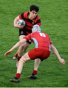 25 January 2017; Jason Rothwell of Kilkenny College in action against Eóin McLoughlin of Catholic University School during the Bank of Ireland Vinnie Murray Cup Semi-Final match between Kilkenny College and Catholic University School at Donnybrook Stadium in Donnybrook, Dublin. Photo by Piaras Ó Mídheach/Sportsfile