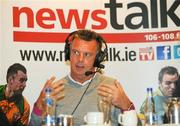 20 June 2011; David O'Leary at the Newstalk 106-108 fm’s Off the Ball presenter exclusive live broadcast of Ireland’s most popular sports radio show ‘Off the Ball’ at Dom Breslin's bar, on Monday June 20th. The live broadcast is part of the ‘Off the Ball Roadshow with Ulster Bank’ which gives people an opportunity to see the hit show broadcast live from popular GAA haunts across the country throughout the 2011 All-Ireland Senior Championships. Ulster Bank is also celebrating its three-year extended sponsorship of the GAA Football All-Ireland Championship with the introduction of a major new club focused initiative, called ‘Ulster Bank GAA Force’. The initiative will support local GAA clubs across the country by giving them the opportunity to refurbish and upgrade their facilities. For further information, checkout www.ulsterbank.com/gaa. Off the Ball Roadshow with Ulster Bank, Dom Breslin’s Bar, Donegal. Picture credit: Oliver McVeigh / SPORTSFILE