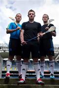 21 June 2011; Control, Speed, Power: At the launch of the adidas adipower Predator, were hurlers, from left, Eoin Kelly of Tipperary, Joe Canning of Galway, and Tommy Walsh of Kilkenny. The 2011 version of the iconic boot is available from leading sports retailers nationwide from July. Croke Park, Dublin. Picture credit: Brendan Moran / SPORTSFILE