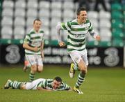 21 June 2011; Shamrock Rovers' Billy Dennehy celebrates after scoring his side's second goal. Airtricity League Premier Division, Shamrock Rovers v Dundalk, Tallaght Stadium, Tallaght, Co. Dublin. Picture credit: David Maher / SPORTSFILE