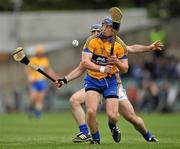 19 June 2011; Conor Cooney, Clare, in action against Eoin Kelly, Tipperary. Munster GAA Hurling Senior Championship Semi-Final, Clare v Tipperary, Gaelic Grounds, Limerick. Picture credit: David Maher / SPORTSFILE