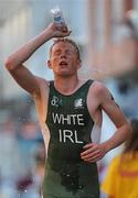 24 June 2011; Ireland's Russell White, from Banbridge, Co. Down, in action during the Junior Men's race. 2011 Pontevedra ETU Triathlon European Championships - Junior Men, Pontevedra, Spain. Picture credit: Stephen McCarthy / SPORTSFILE