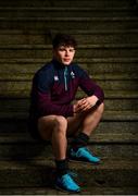 26 January 2017; Calvin Nash of Ireland poses for a portrait after an Ireland U20 Rugby Squad Press Conference at the Sandymount Hotel in Dublin. Photo by Brendan Moran/Sportsfile