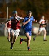 28 January 2017; Conor McCarthy of Nenagh CBS in action against Aidan O'Meara of Our Lady’s Templemore during the Dr. Harty Cup Semi-final match between Our Lady’s Templemore and Nenagh CBS at Toomevara in Co. Tipperary. Photo by Piaras Ó Mídheach/Sportsfile
