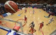 28 January 2017; A general view of the action between Griffith Swords Thunder and Pryobel Killester during the Hula Hoops Men's National Basketball Cup Final match between Pyrobel Killester and Griffith Swords Thunder at National Basketball Arena in Tallaght, Co. Dublin. Photo by Brendan Moran/Sportsfile