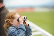 25 June 2011; Emily Doody, 3, from Portlaoise, Co. Laois,  at the races. The Curragh Racecourse, The Curragh, Co. Kildare. Picture credit: Ray Lohan / SPORTSFILE