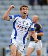 25 June 2011; Colm Begley, Laois, celebrates after scoring his side's second goal against Tipperary. GAA Football All-Ireland Senior Championship Qualifier Round 1, Laois v Tipperary, O'Moore Park, Portlaoise, Co. Laois. Picture credit: Brendan Moran / SPORTSFILE