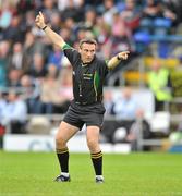 25 June 2011; Referee Maurice Deegan during the game. GAA Football All-Ireland Senior Championship Qualifier Round 1, Louth v Meath, Kingspan Breffni Park, Co. Cavan. Picture credit: David Maher / SPORTSFILE