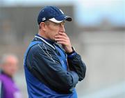 25 June 2011; A dejected Monaghan manager Eamonn McEneaney near the end of the game. GAA Football All-Ireland Senior Championship Qualifier Round 1, Offaly v Monaghan, O'Connor Park, Tullamore, Co. Offaly. Picture credit: Dáire Brennan / SPORTSFILE