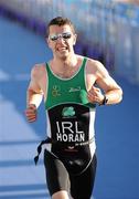 25 June 2011; Ireland's Mark Horan, from Balinteer, Dublin, on his way to winning the 30-34 Male Age Group Sprint event, with a time of 01:04:16, at the 2011 Pontevedra ETU Triathlon European Championships. Pontevedra, Spain. Picture credit: Stephen McCarthy / SPORTSFILE