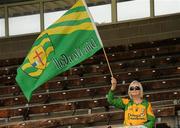 26 June 2011; A Donegal fan shows her support before the game. Ulster GAA Football Senior Championship Semi-Final, Tyrone v Donegal, St Tiernach's Park, Clones, Co. Monaghan. Picture credit: Oliver McVeigh / SPORTSFILE