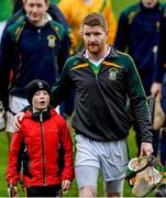 29 January 2017; Richie Power of Carrickshock with son Rory following his side's victory in the AIB GAA Hurling All-Ireland Intermediate Club Championship Semi-Final match between Carrickshock and Robert Emmets at O'Moore Park in Portlaoise, Co Laois. Photo by Ramsey Cardy/Sportsfile