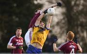 29 January 2017; Ultan Harney of Roscommon in action against David Walsh of Galway during the Connacht FBD League Final match between Roscommon and Galway at Kiltoom in Co Roscommon. Photo by Stephen McCarthy/Sportsfile
