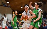 29 January 2017; Grainne Dwyer of Ambassador UCC Glanmire in action against Aine O'Connor of Courtyard Liffey Celtics during the Hula Hoops Women's National Cup Final match between Team Ambassador UCC Glanmire and Courtyard Liffey Celtics at the National Basketball Arena in Tallaght, Co Dublin. Photo by Brendan Moran/Sportsfile