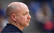 29 January 2017; Courtyard Liffey Celtics coach Mark Byrne during the Hula Hoops Women's National Cup Final match between Team Ambassador UCC Glanmire and Courtyard Liffey Celtics at the National Basketball Arena in Tallaght, Co Dublin. Photo by Brendan Moran/Sportsfile