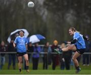 29 January 2017; Nicole Owens of Dublin during the Lidl Ladies Football National League Round 1 match between Dublin and Monaghan at Naomh Mearnóg in Portmarnock, Co Dublin. Photo by David Fitzgerald/Sportsfile