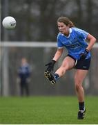 29 January 2017; Sarah McCaffrey of Dublin during the Lidl Ladies Football National League Round 1 match between Dublin and Monaghan at Naomh Mearnóg in Portmarnock, Co Dublin. Photo by David Fitzgerald/Sportsfile