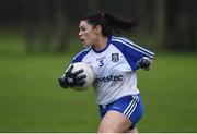 29 January 2017; Josephine Fitzpatrick of Monaghan during the Lidl Ladies Football National League Round 1 match between Dublin and Monaghan at Naomh Mearnóg in Portmarnock, Co Dublin. Photo by David Fitzgerald/Sportsfile